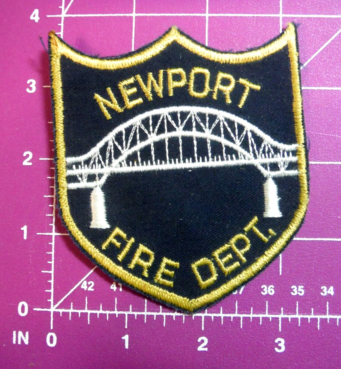 Newport Oregon Fire Department patch-early version