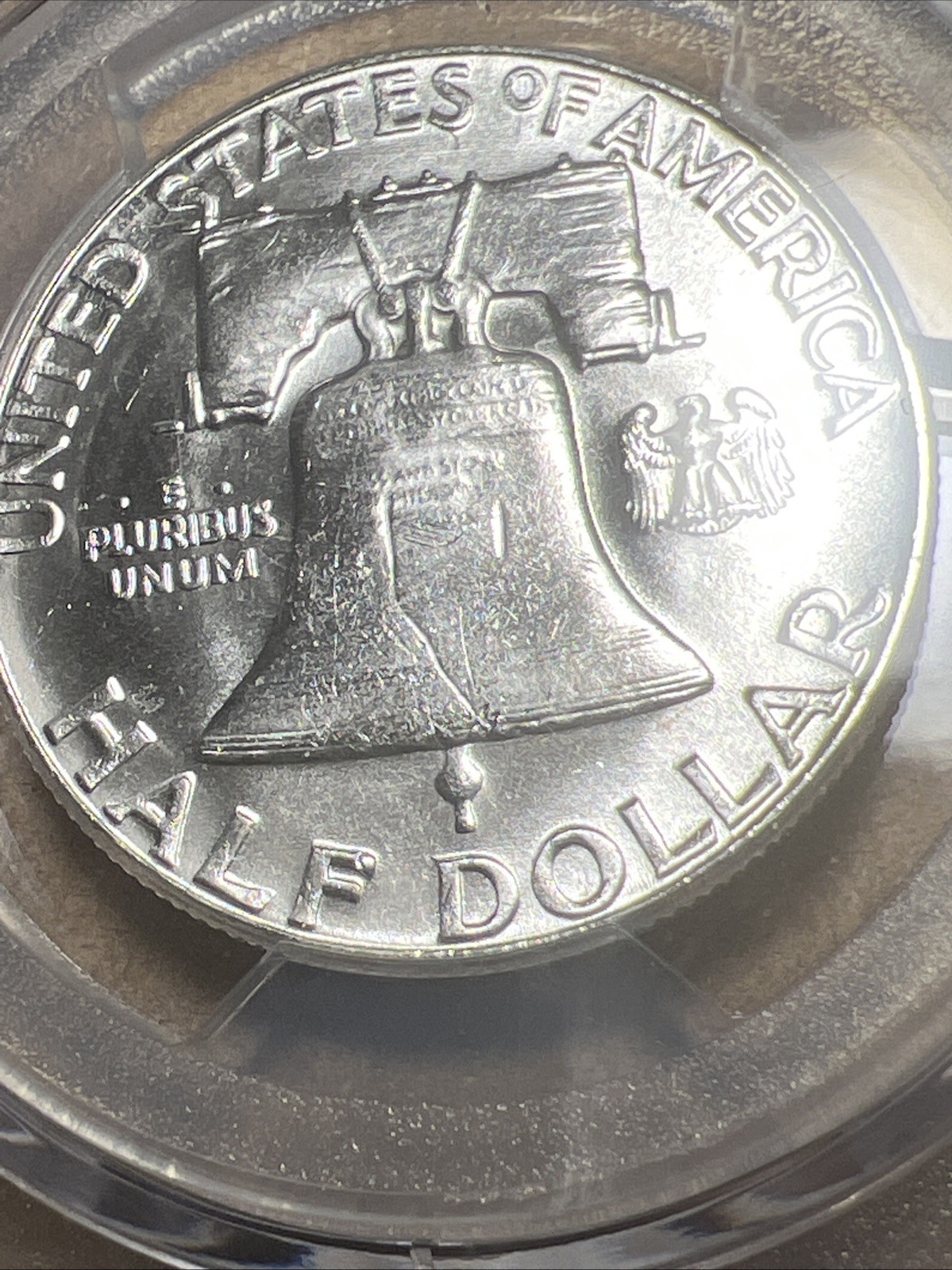 1963 Franklin Half Dollar PCGS MS64 90% SILVER. Great Finish.