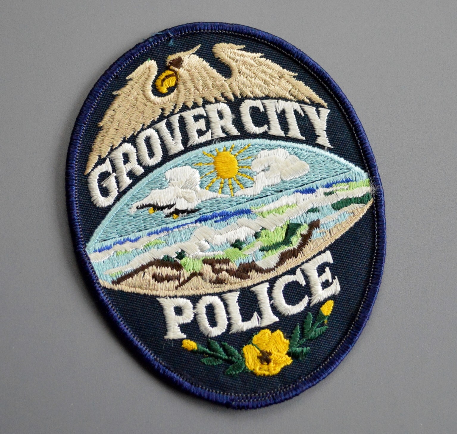 Grover City California Police Patch ++ San Luis Obispo County CA