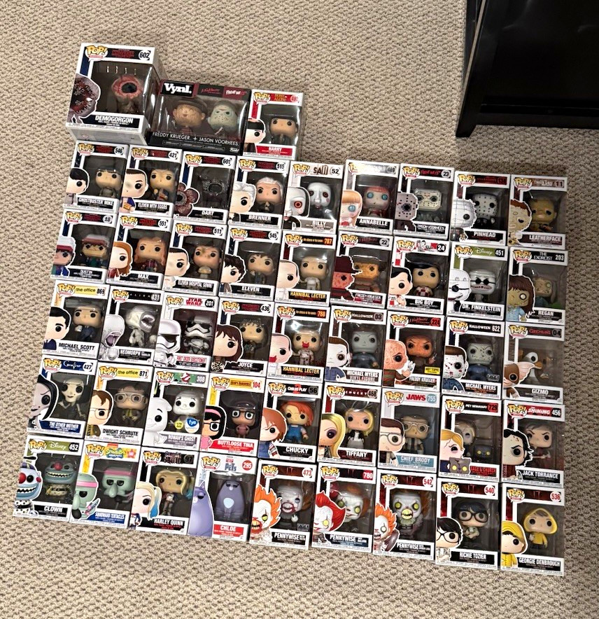 Funko Pop! Mixed Lot Boxed Vinyl Figures - Great Condition (Horror Mass)