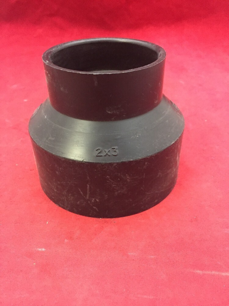 One New ABS Plastic Pipe Fitting Reducer 2x3