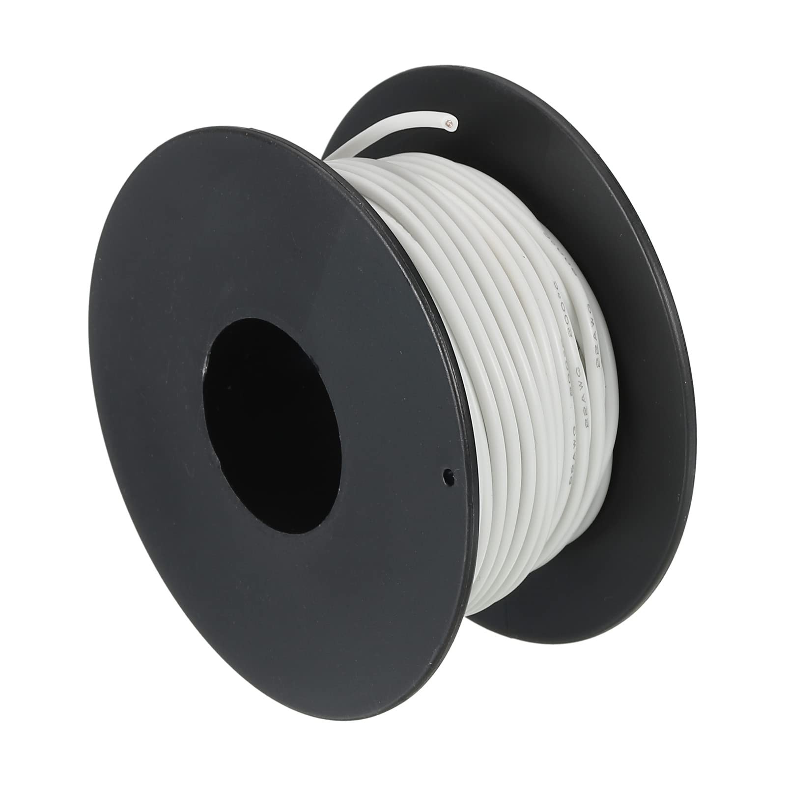 MECCANIXITY 22 Gauge Stranded High Temp Hookup Wire - Tinned Copper, 15m/50ft...