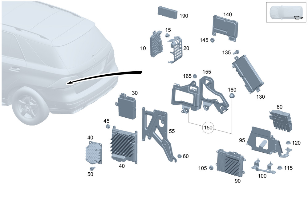 Genuine Mercedes-Benz Control Unit 000-900-86-53