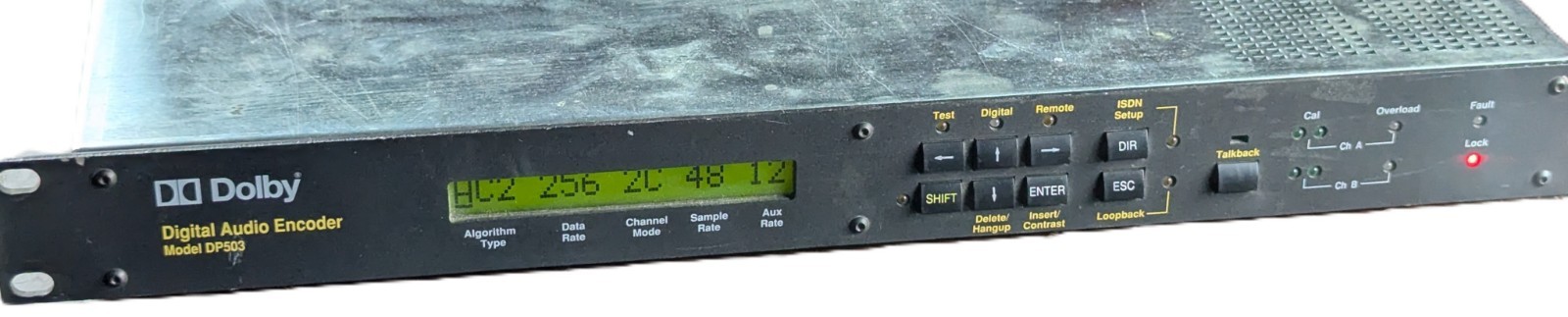 Dolby DP503 Digital Audio Encoder AC-2 Broadcast Rack Unit AES/EBU Working