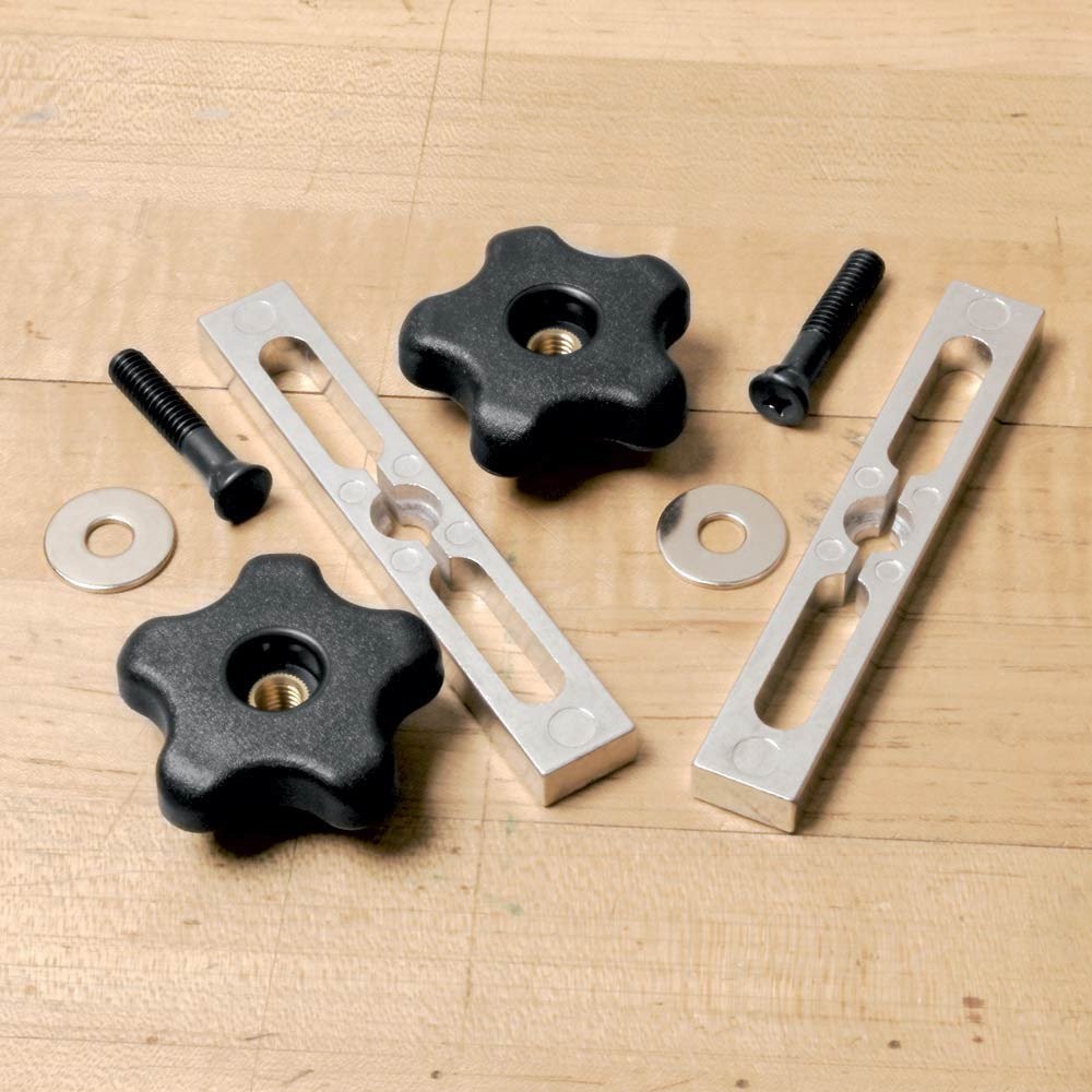 ROCKLER Miter Slot Hardware Kit - Jig - 5 Pieces Silver/Metallic