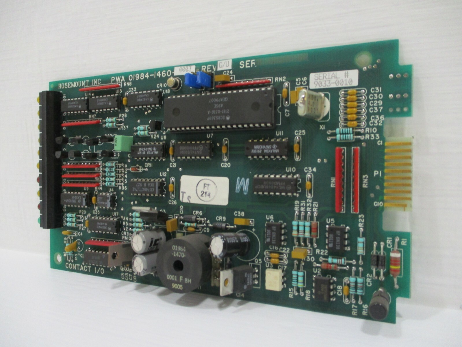 Fisher-Rosemount PWA 01984-1460-0003 I/O Contact Board Rev. G/U