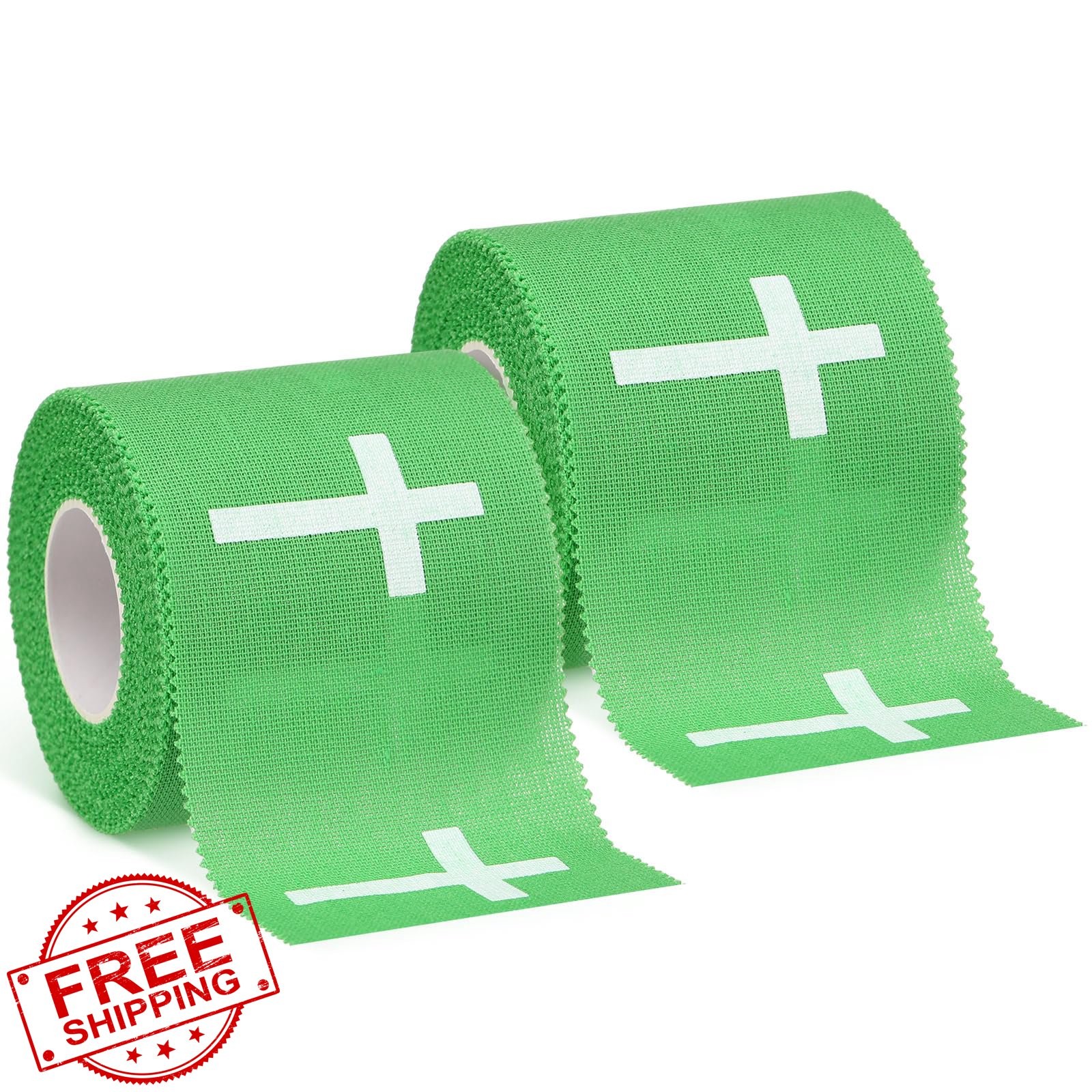 Christian Cross Athletic Tape 2in x 23ft Green Sports Wrist Wrap Gift