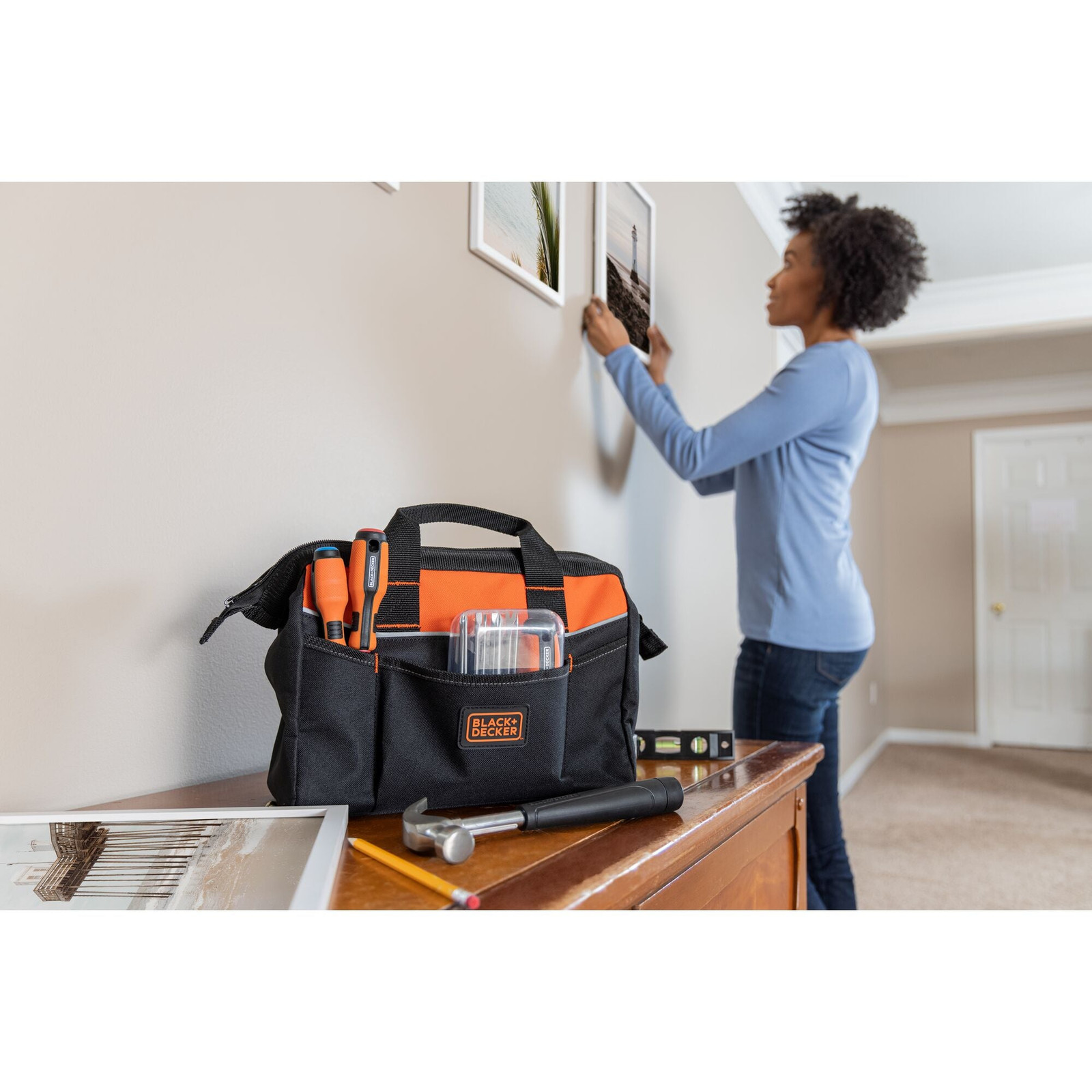 BLACK+DECKER Tool Bag, 16-Inch - BDST500002APB
