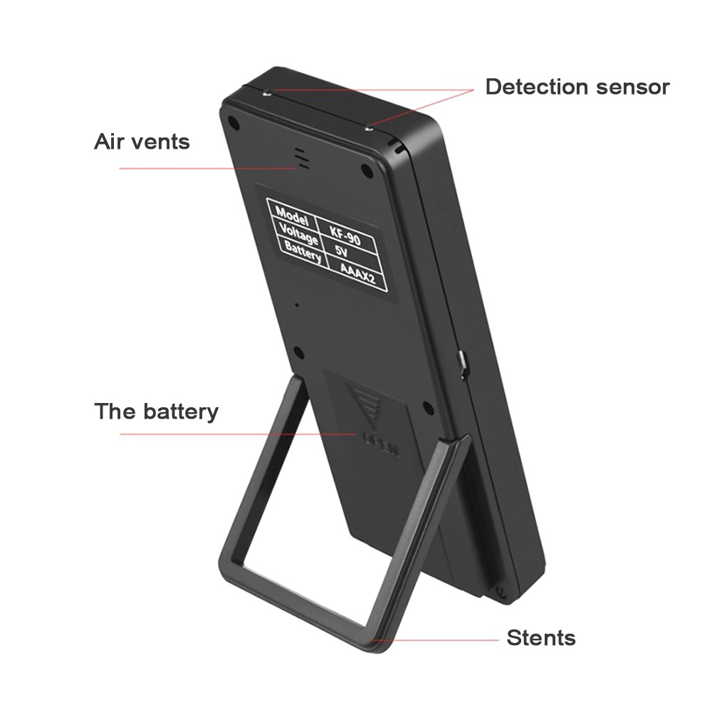 Portable Digital Ultraviolet Radiation Detector Compact Tester For Outdoors Use