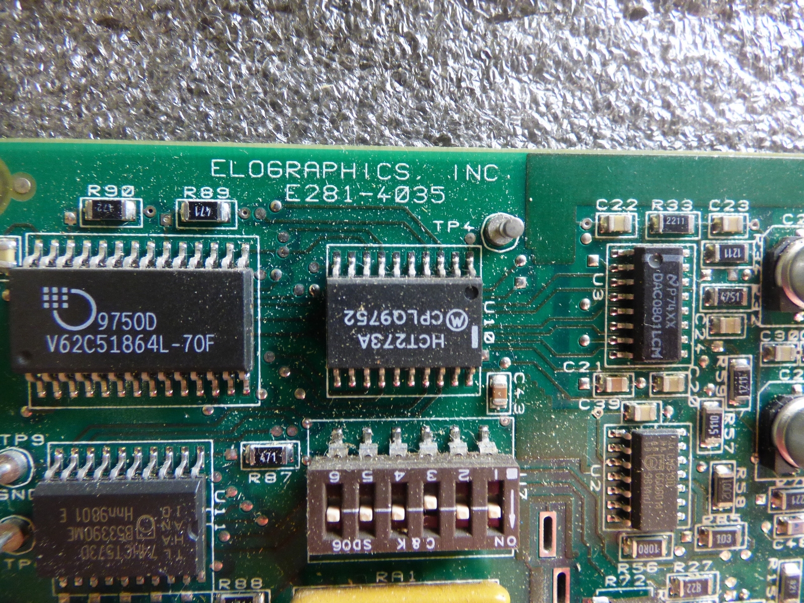 Elographics INC. E281-4035 Touchscreen Controller 002856-35 Rev. A