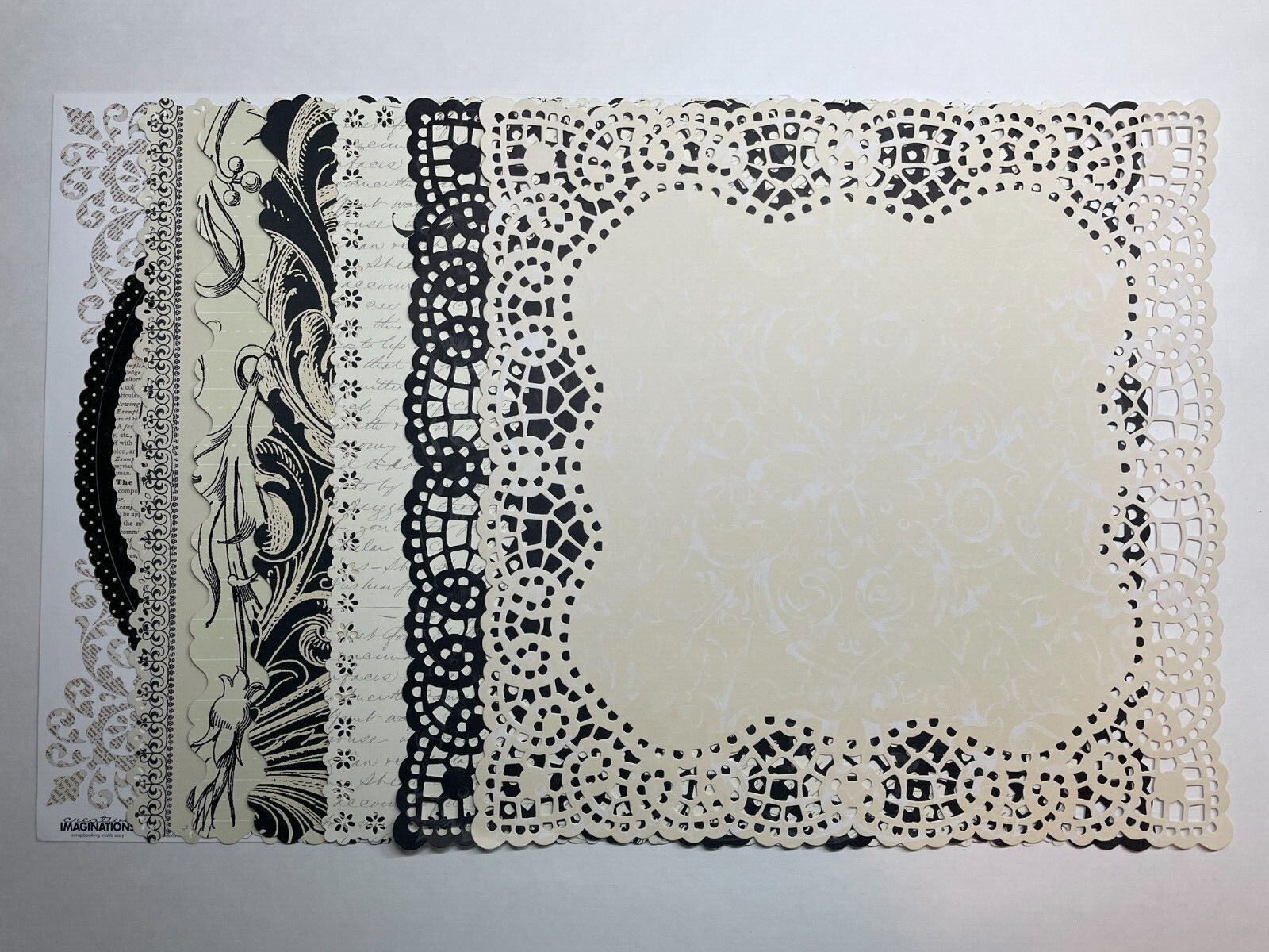 CREATIVE IMAGINATIONS "NARRATIVES" COLLECTION 2 12 X 12 DIE CUTS