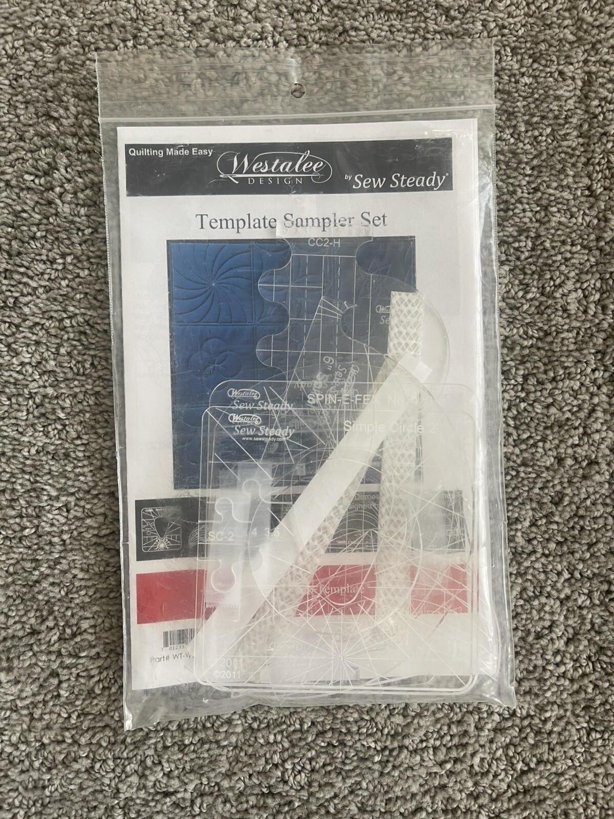 Westalee Template Sampler Set Low Shank Template quilting by Sew Steady
