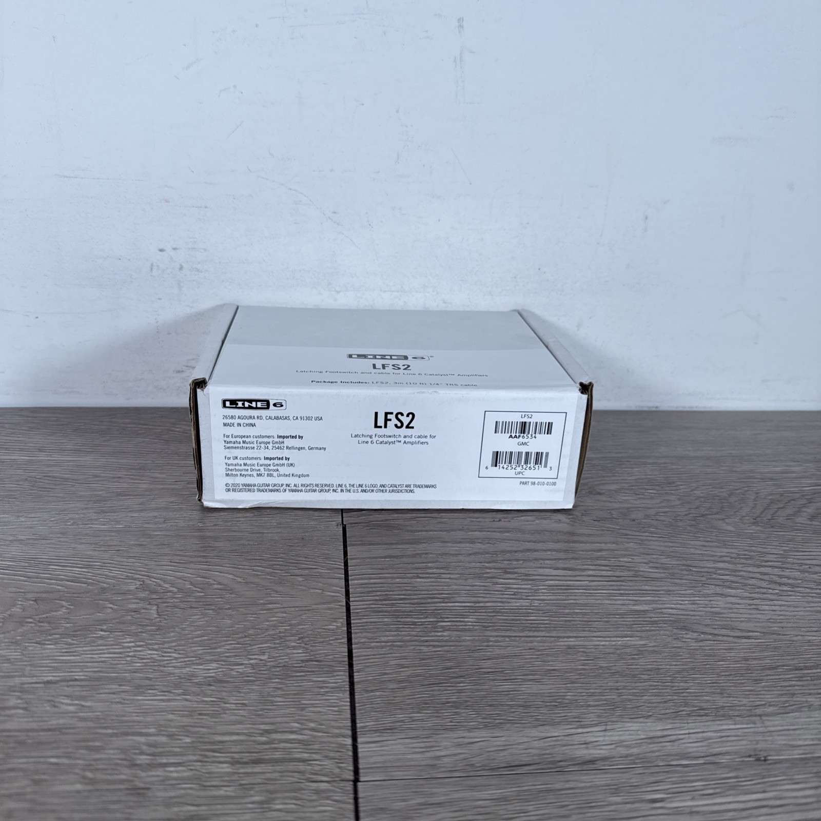 Brand New Line 6 LFS2 2-Button Latching Footswitch And Cable For Line6 Catalyst