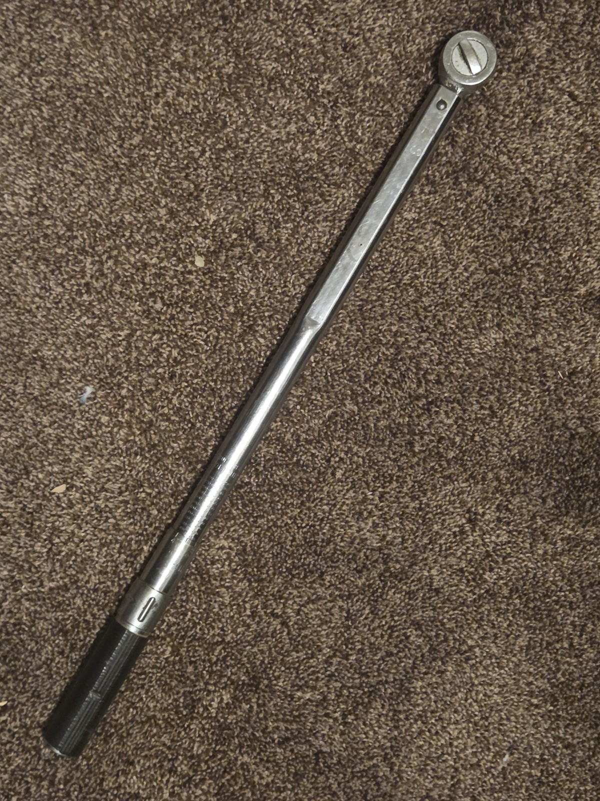 Vintage New Britain Tools USA 1/2” Drive Torque Wrench TW55 30-250 Ft Lbs Works!
