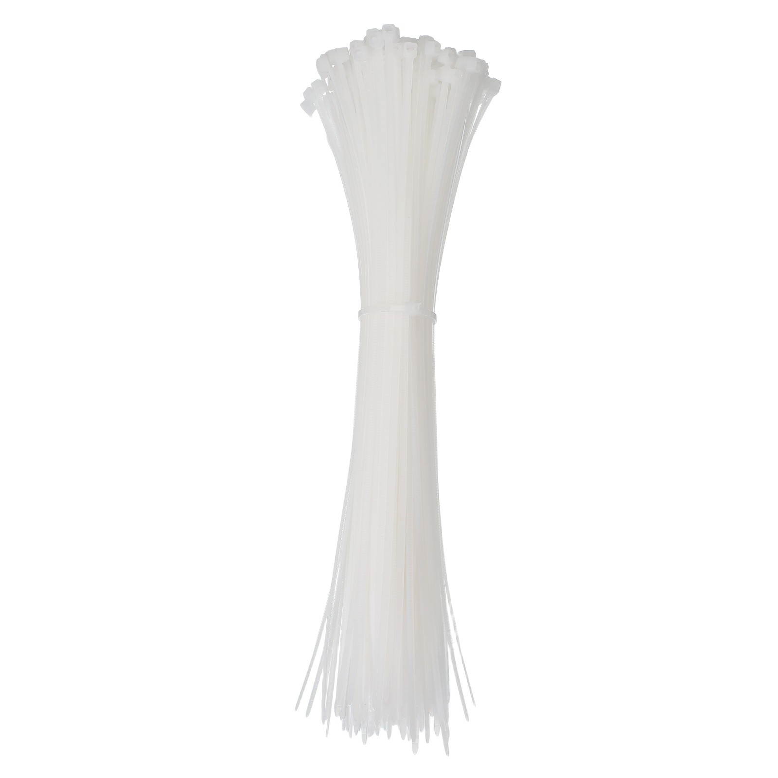 200Pcs 10 Inch x 2.7 mm Zip Ties, Self-Locking Nylon Wire Cable Ties White