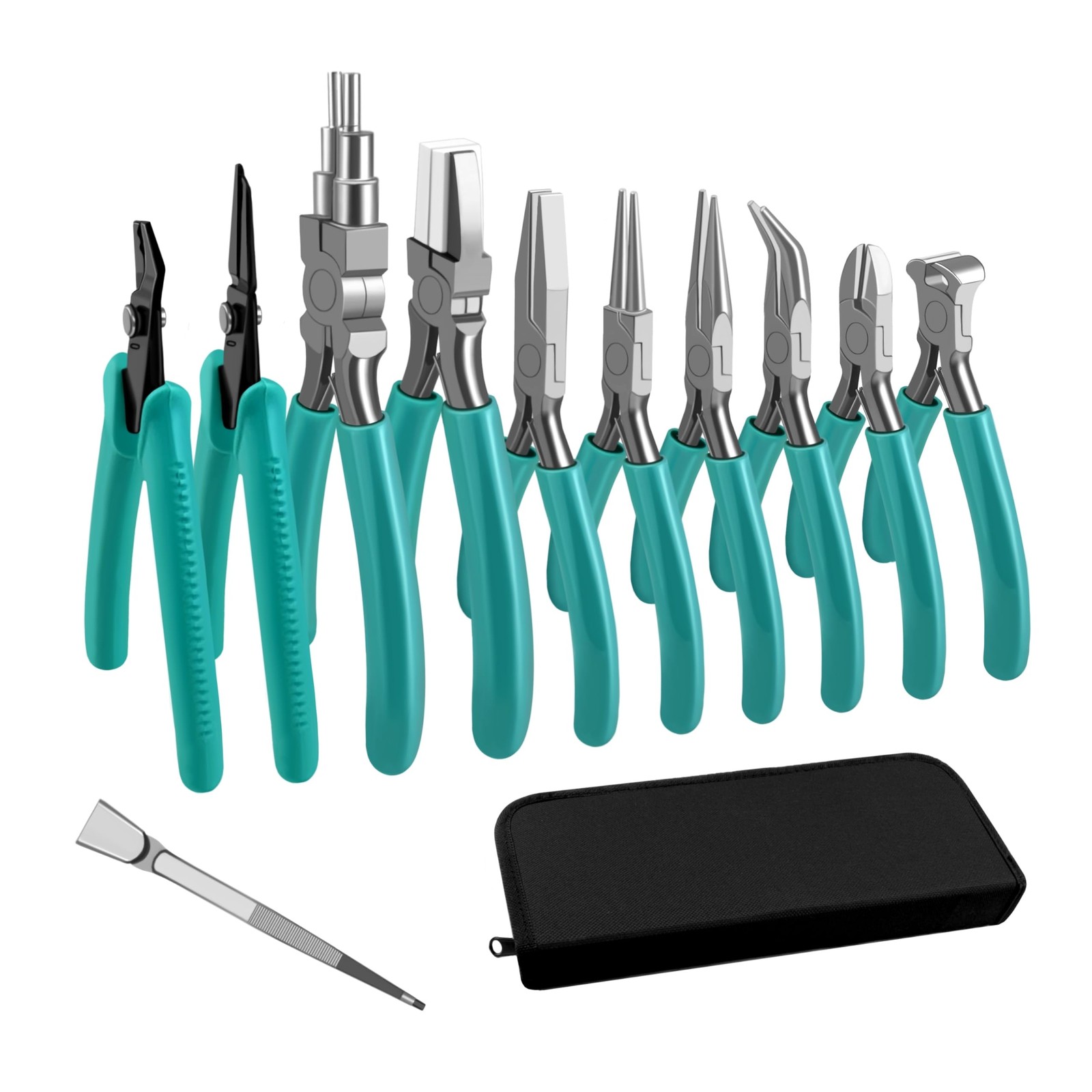 11-Piece Jewelry Plier Sets,Jewelry Making Tools Kit, Micro Jewelry Pliers Se...