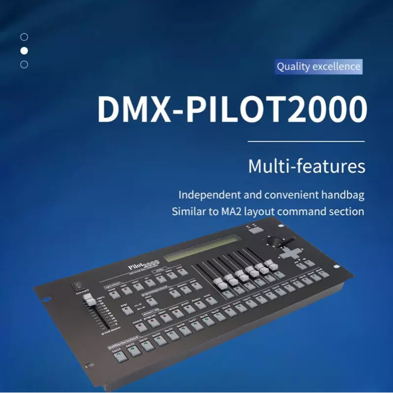 Pilot-2000 DMX Controller Stage Effects Lighting Console DMX Console