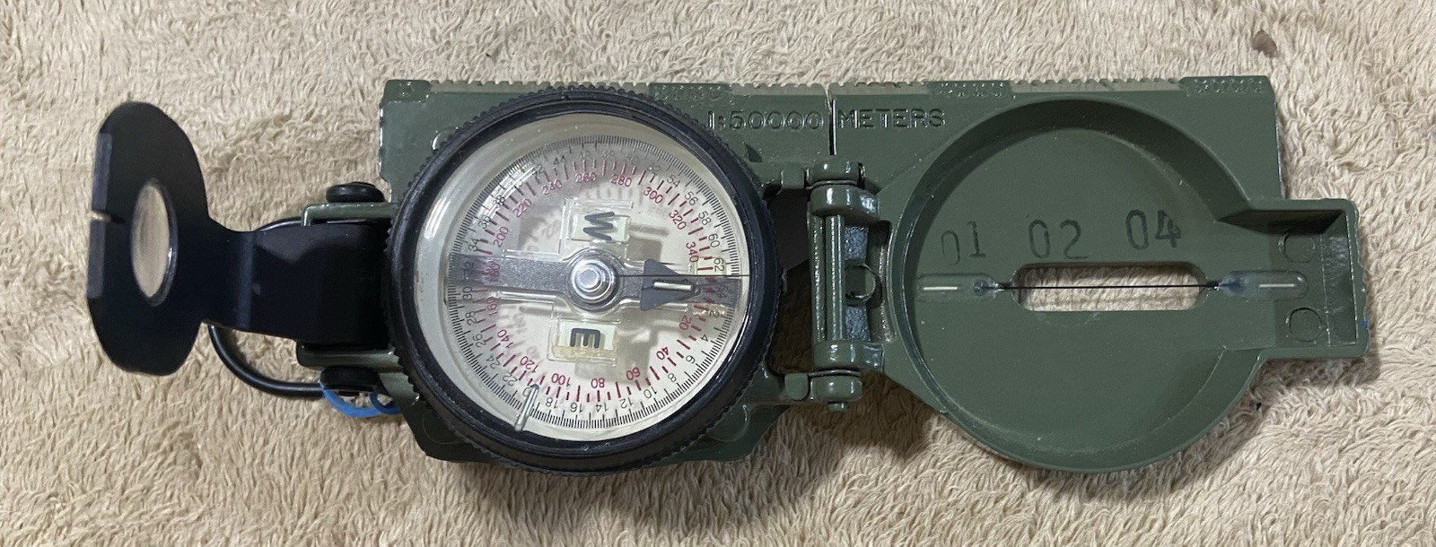Vintage 2001 (USA) Cammenga 3H Military Tritium Compass