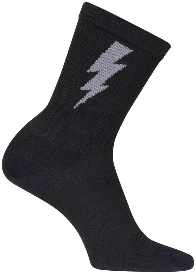 SockGuy SGX Zap 6" Compression Cycling Socks - Ventilated, Reinforced Toe &