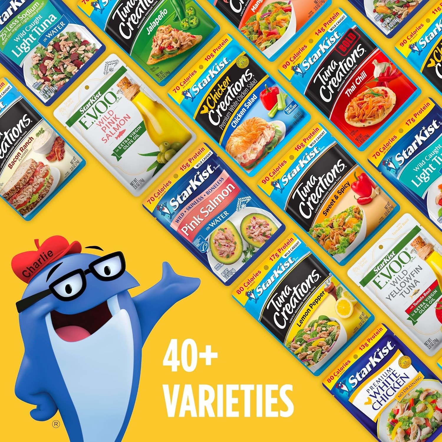 Convenient Chicken Salad Pouches - 2.6 oz, 12 Pack