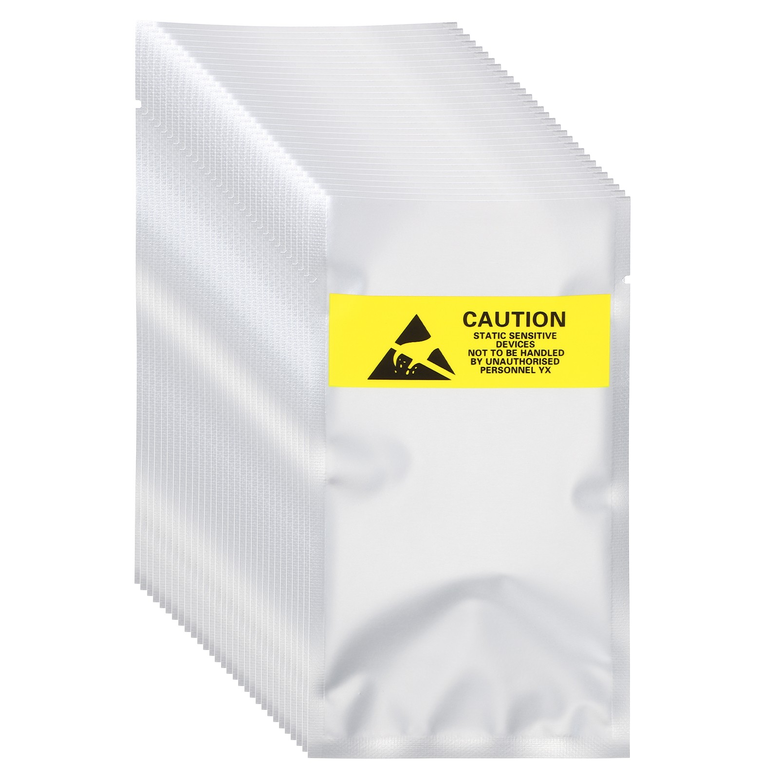 200 Pcs Anti Static Bags Shielding Bag 3.1" x 5.9" Open Top ESD Bags, Silver