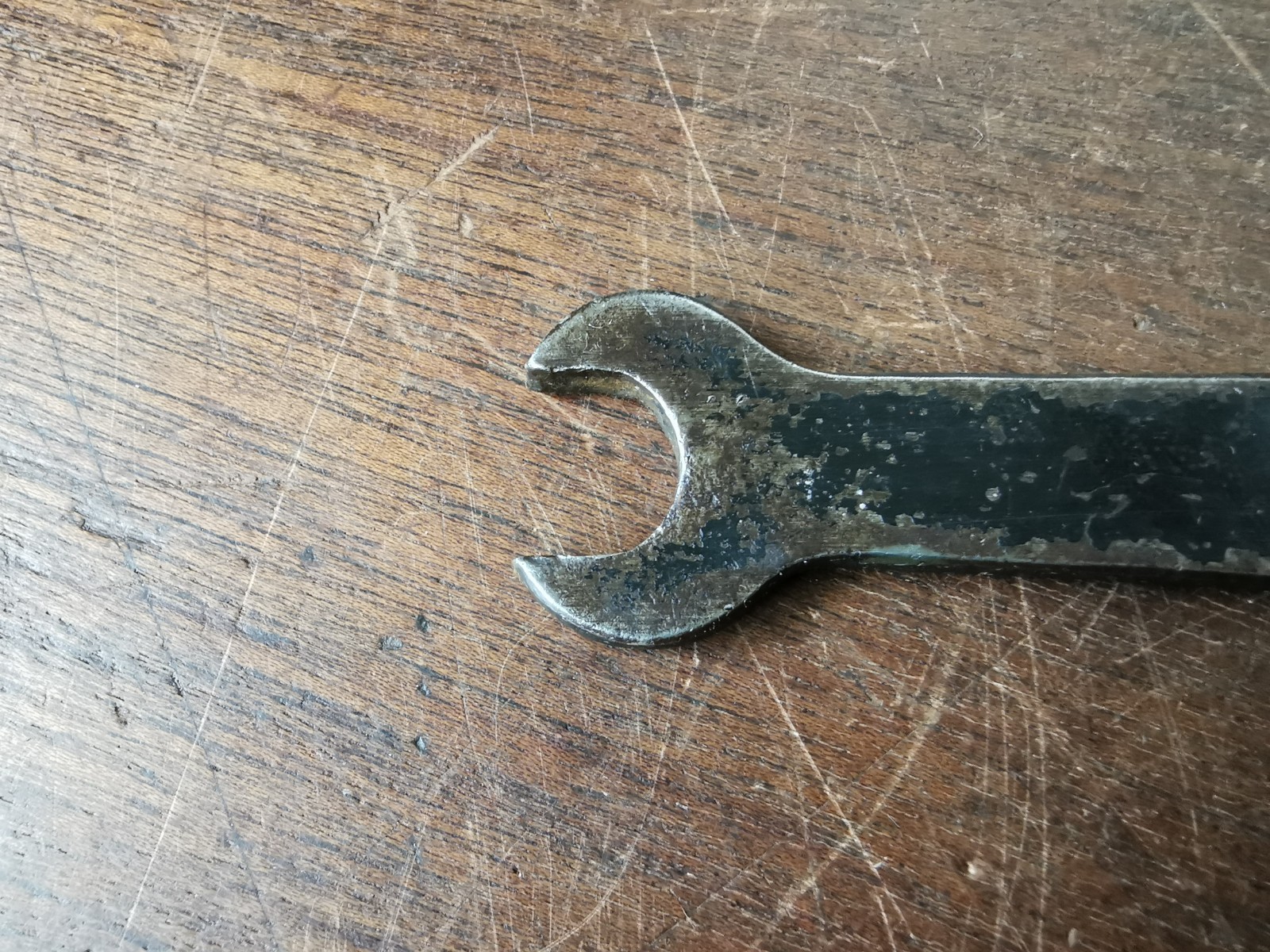 Vintage Flat Plate Spanner for classic toolkit 15/16AF X 13/16AF X 7/16AF.