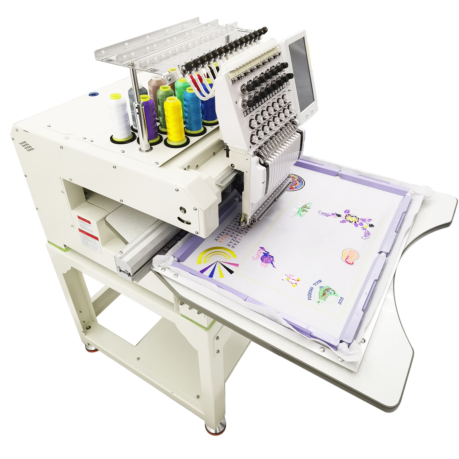 Automatic Commercial DIY Personalized Embroidery Machine Single Head 15 Needles