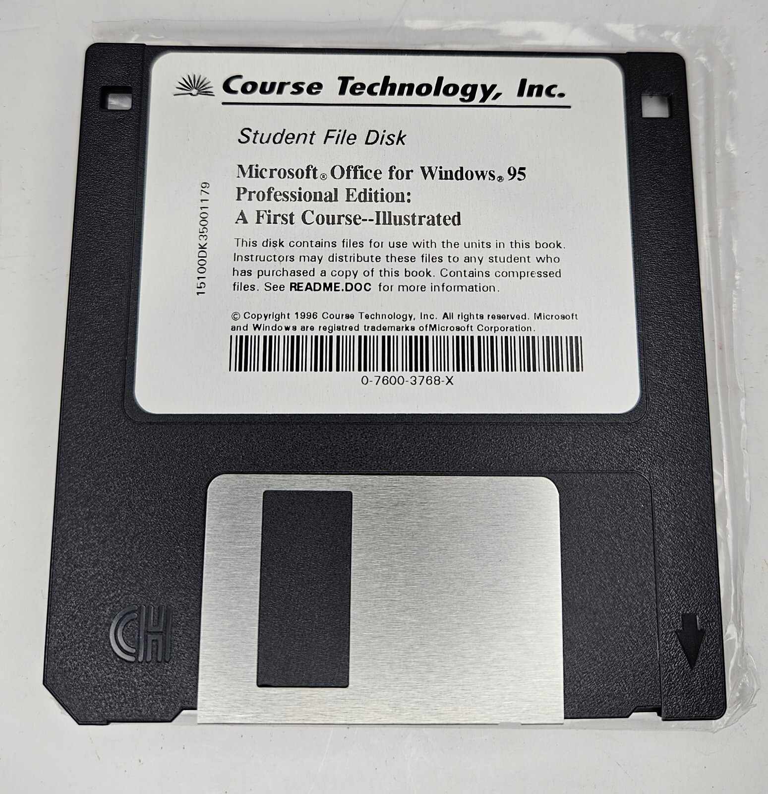 Vintage 3.5 Disk (4) Microsoft Office Illustrated Windows 95 UNTESTED