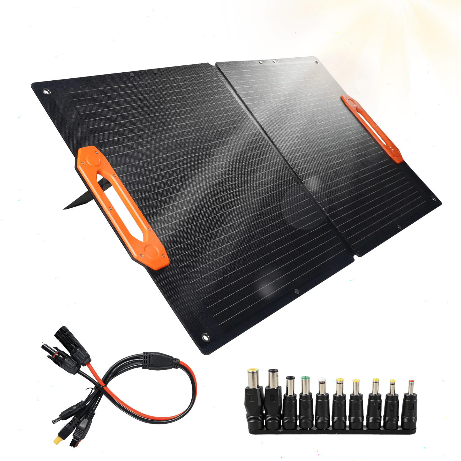 N-Type 16BB 100W Portable Solar Panel, Foldable Monocrystalline Panel