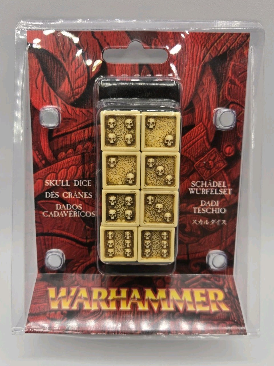Warhammer Skull Dice – D6 Set x8 (Sealed, Rare Fantasy, 2010) Brand New! GW