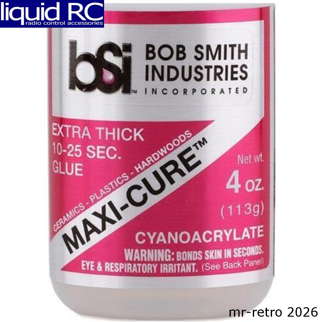 Bob Smith Industries 136 Maxi-Cure Pocket CA glue 4 Ounce