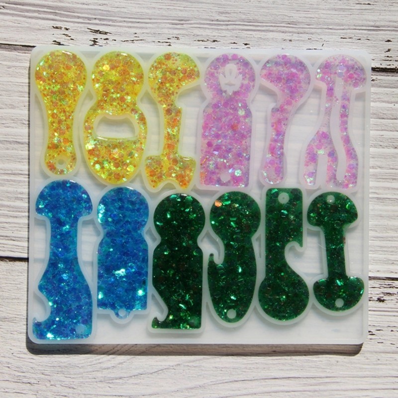 Long Time Use Washable Silicone Mould for Handcraft Trolley Tokens Keyrings