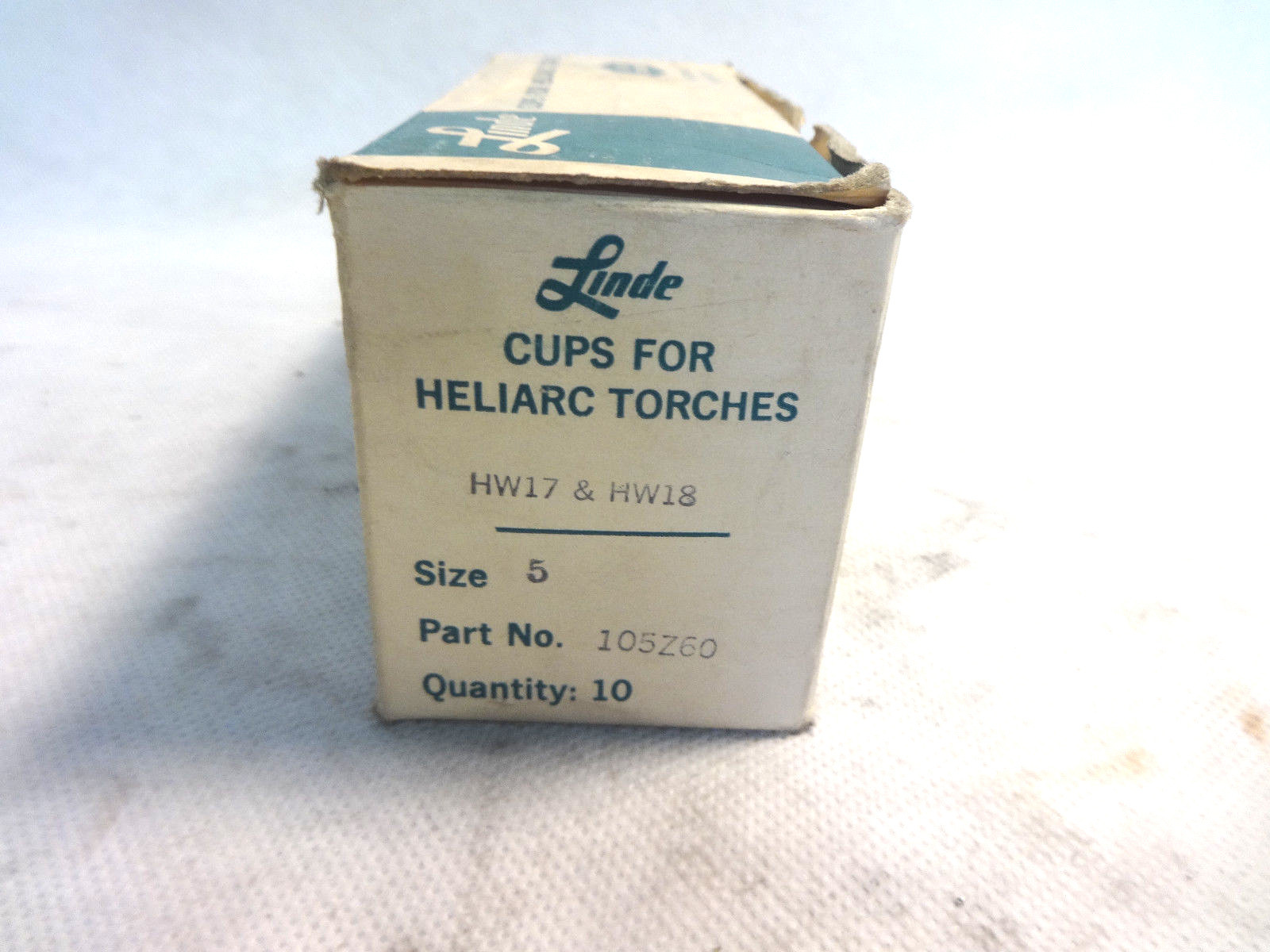 NEW BOX OF 10 LINDE P/N 105Z60 HW17 AND HW18 LONG LAVA NOZZLE