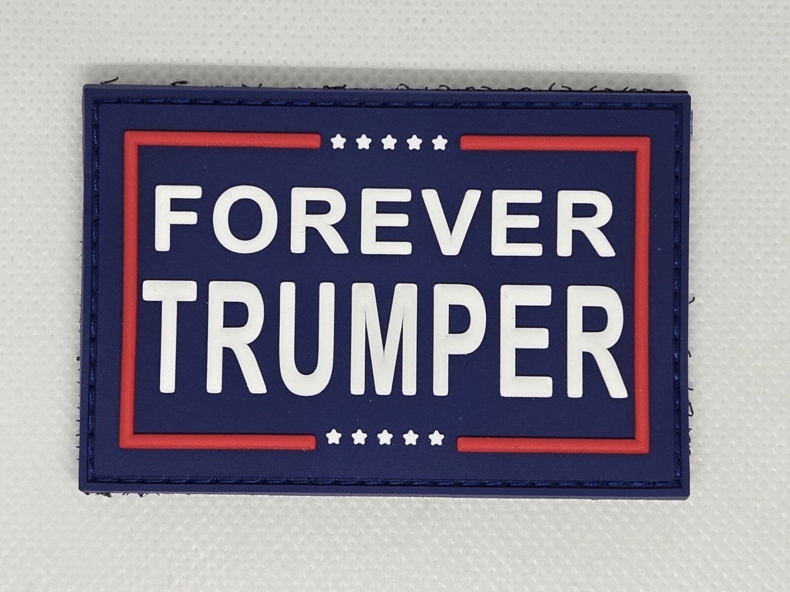 FOREVER TRUMPER Trump Patch 3x2 Inches PVC Hook And Loop inauguration 2025 45-47