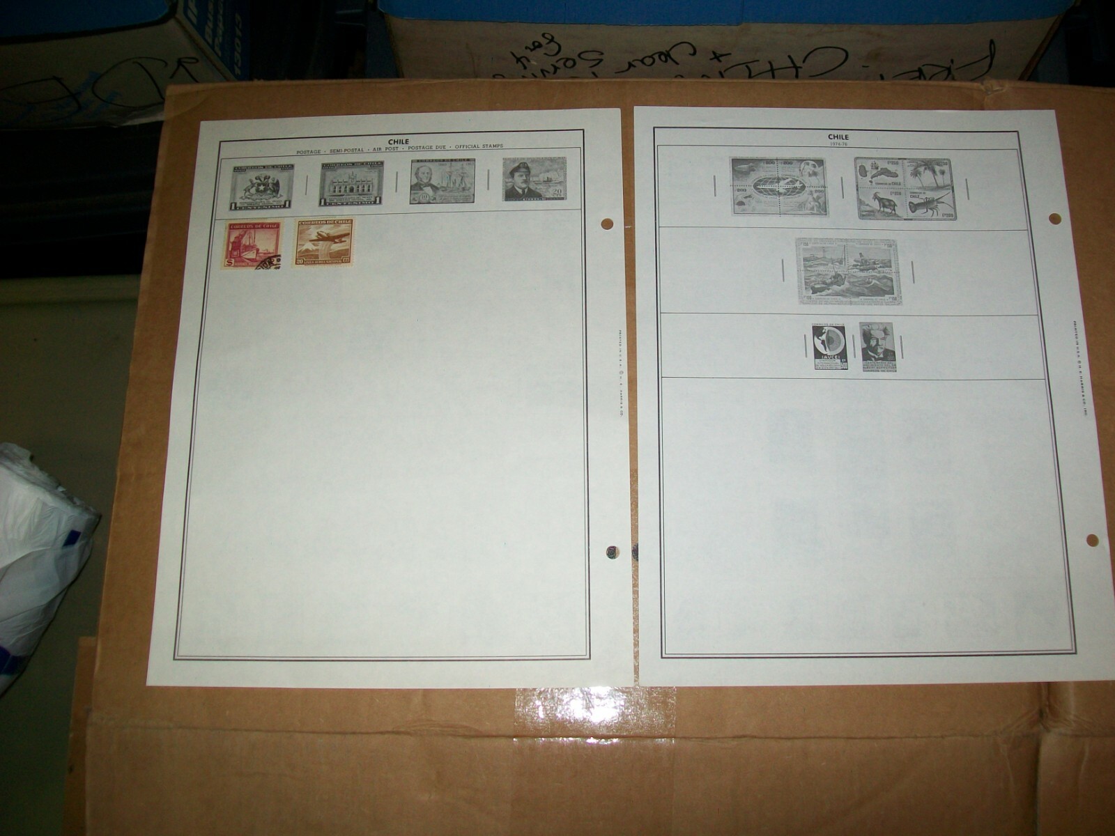 1878 - 1969 Chile Stamp Sheets Lot 33