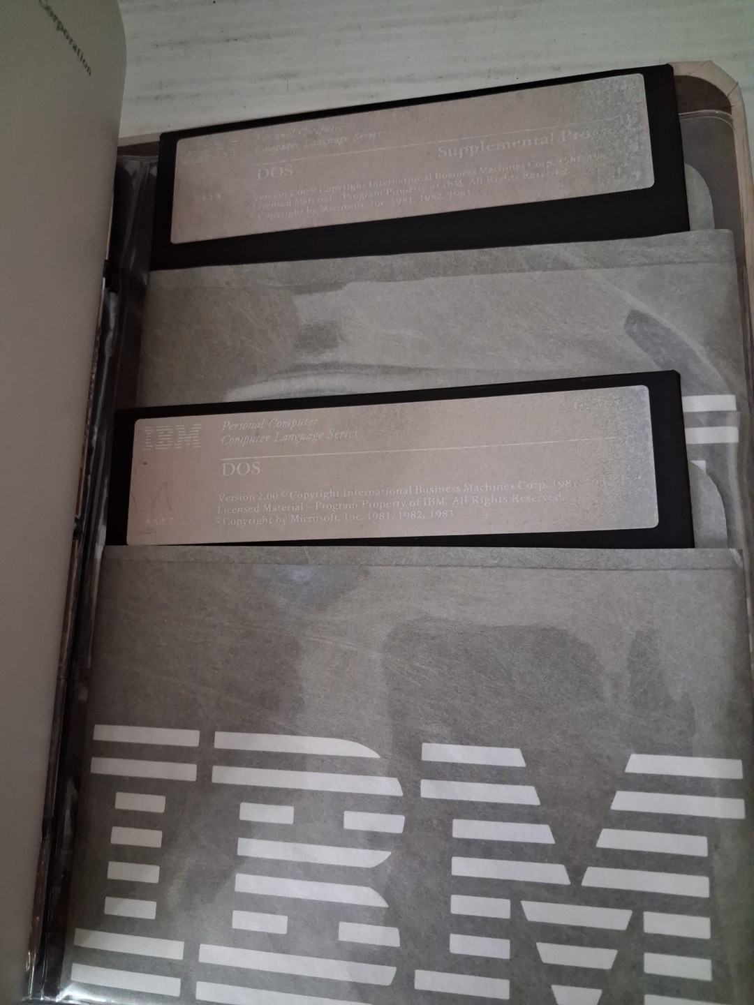 IBM BASIC & Disk Operating System Personal Computer Reference Library lot of 2