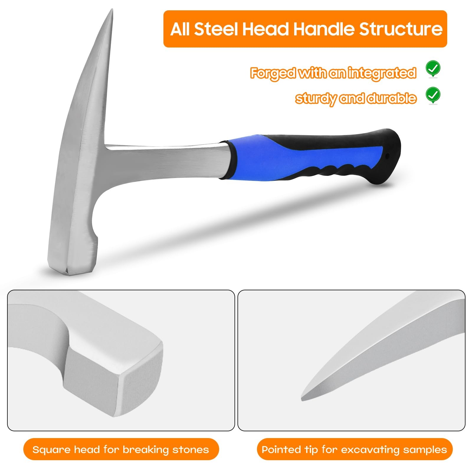 27pcs Geology tool kits，Rock mining tools，Rock hounding tools with exquisite ...