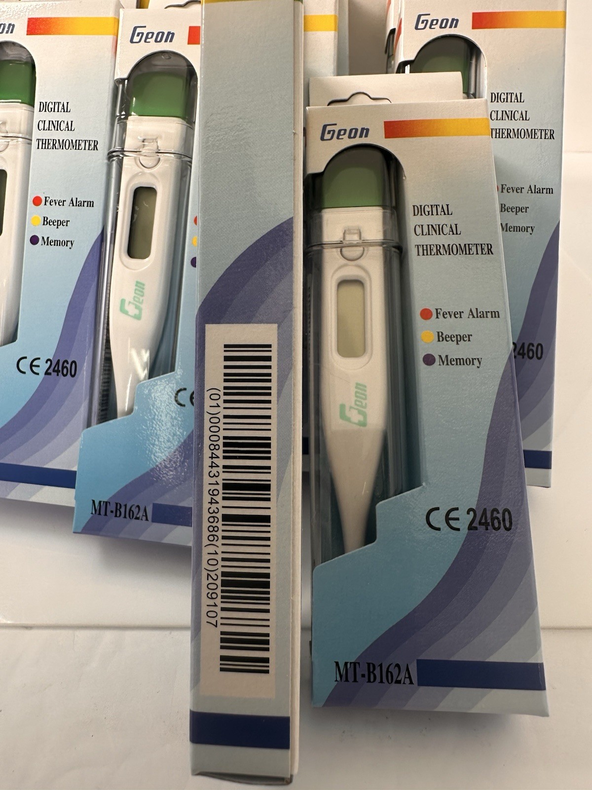 Geon Digital Clinical Thermometer - 10 Pack