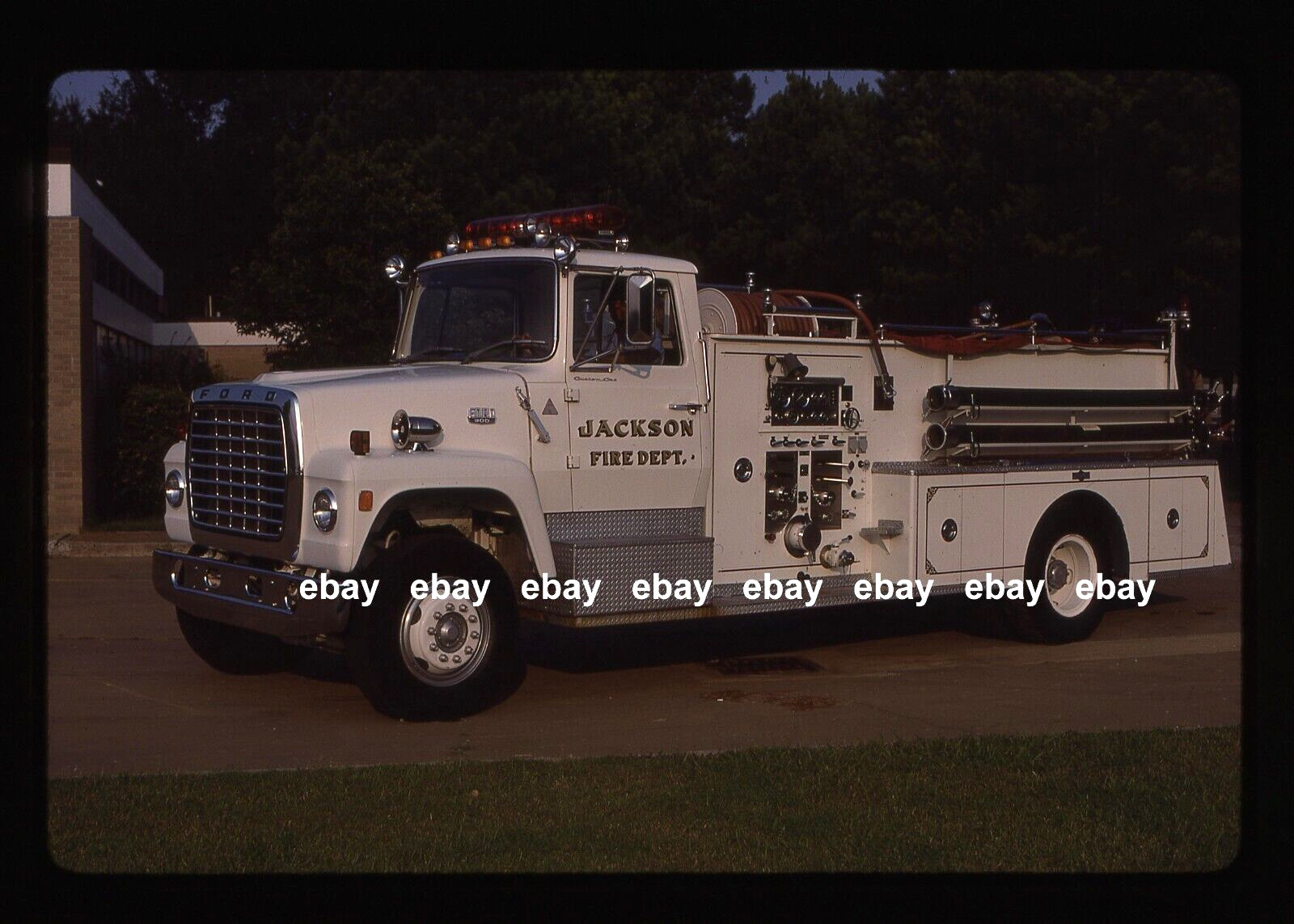 Jackson TN 1978 Ford L Pirsch pumper Fire Apparatus Slide