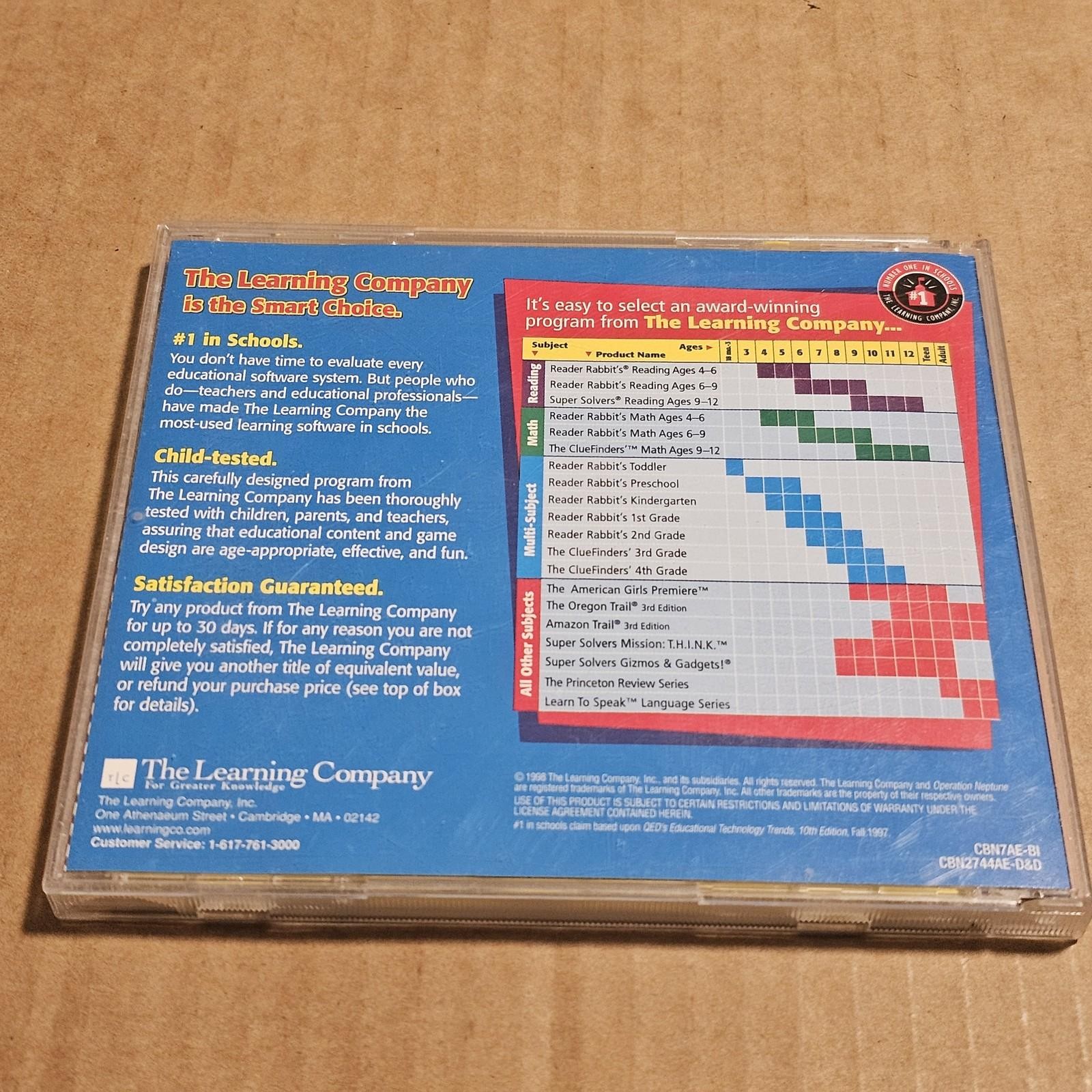 Operation Neptune Educational PC CD-ROM Bonus Disc The Learning Company