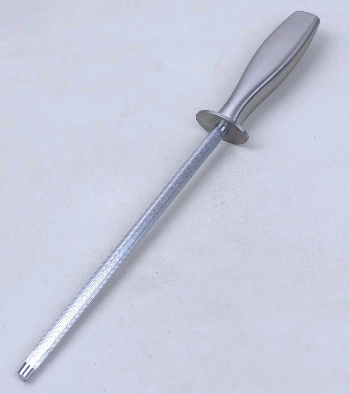 CUISINART 8" Honing Rod / Sharpening Steel, STAINLESS STEEL Shaft & Handle, NEW