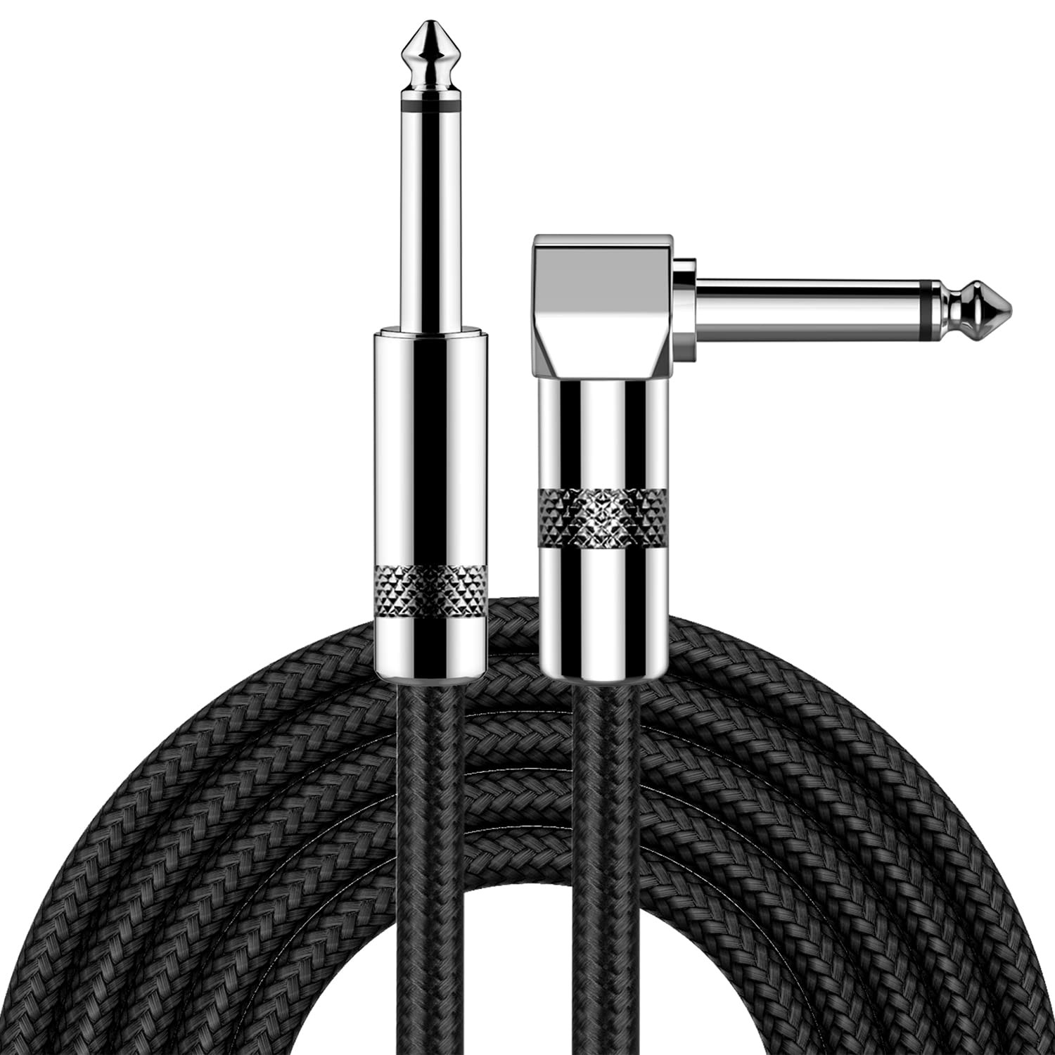 New Bee Guitar Cable 10Ft Electric Instrument Bass AMP Cord for Electric Mandoli