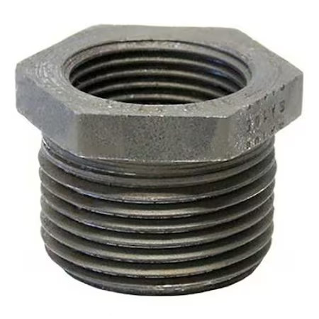 Anvil 0361332000 Hex Bushing Hex Bushing, 1-1/4" X 1" Pipe, Mnpt X Fnpt, Black