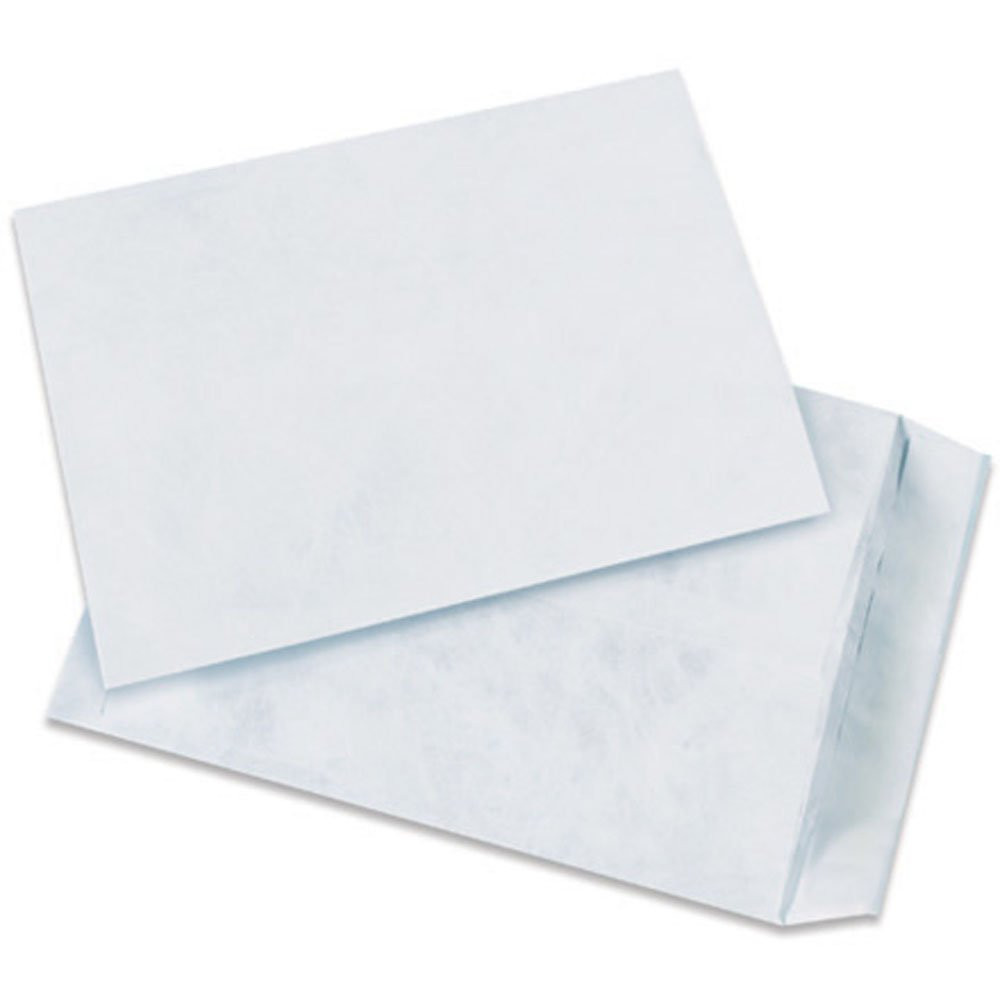 Tyvek Aviditi Flat Self-Seal Envelopes, 7 1/2" X 10 1/2", White, Top Opening, Te