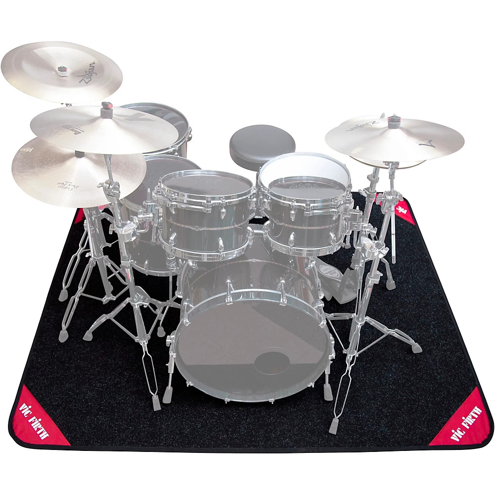 Vic Firth Deluxe Drum Rug Gray