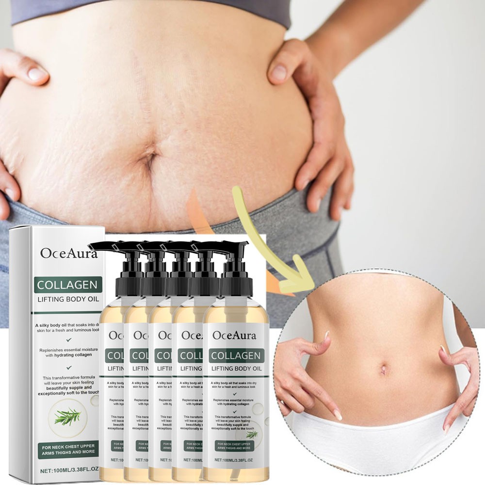 10/8X Collagen Lifting Body Oil Firming Anti Aging Wrinkles Scars & Stretch Mark