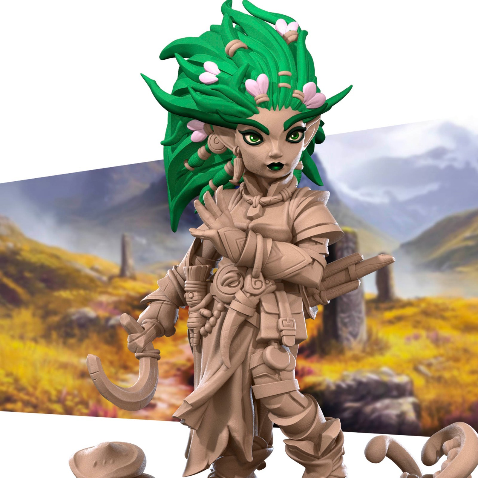 Gnome Druid Forest Gnome Nature Mage - Bite the Bullet - Dungeons and Dragons