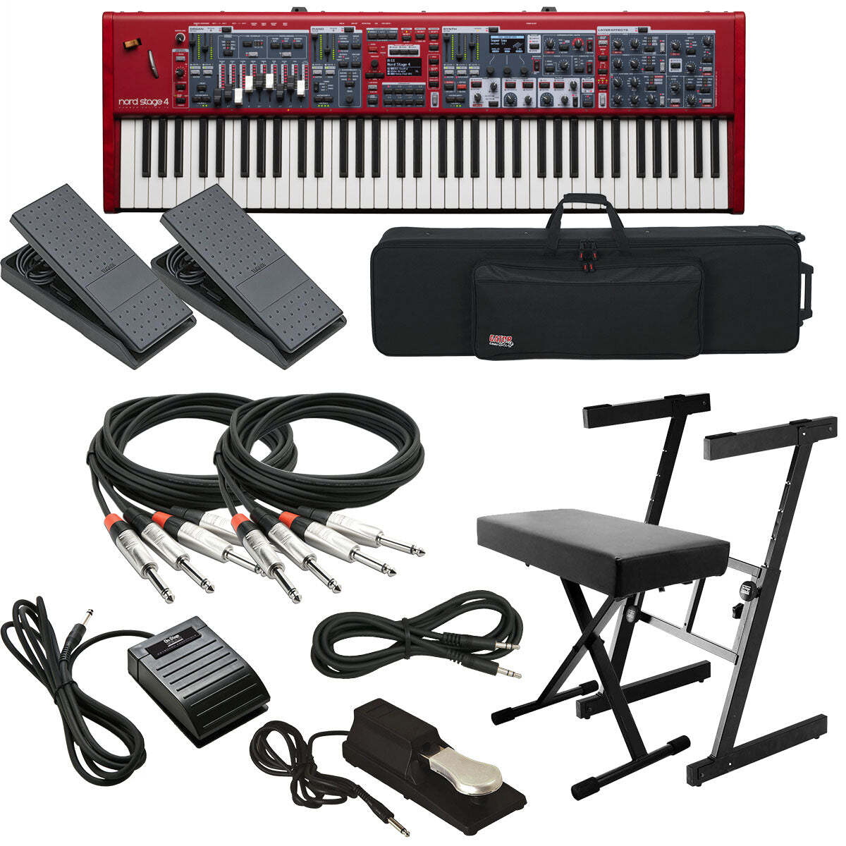 Nord Stage 4 73 Stage Keyboard STAGE RIG