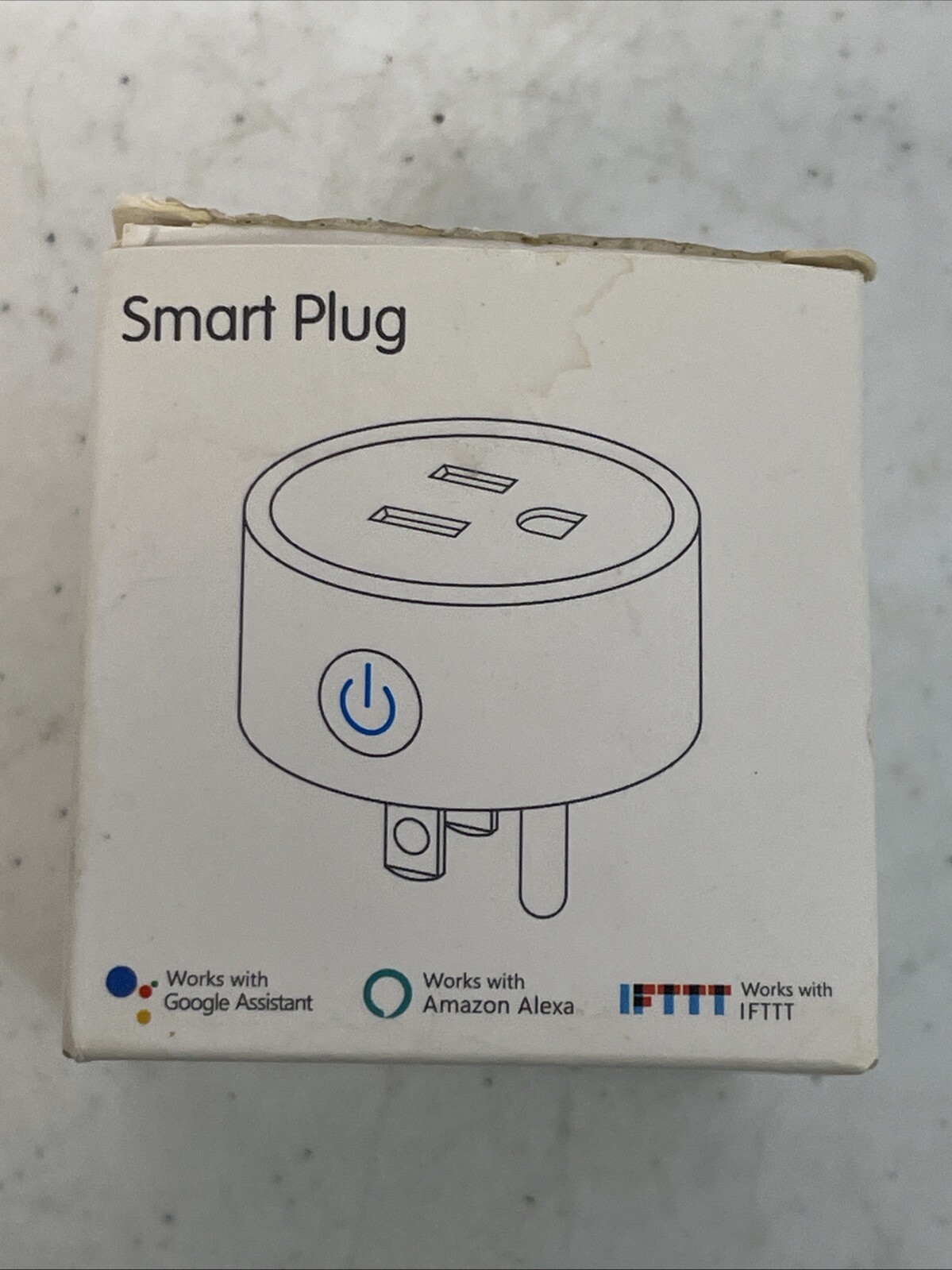 Smart Plug Home Assistant - Google, Amazon Alexa, White One Size - iOS & Android