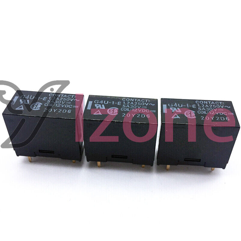 10PCS G4U-1-E 12VDC Power Relay 2A 30V 5Pins~